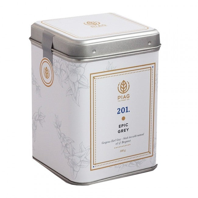 Piag Epic Grey Loose Leaf Tea Can 100g
